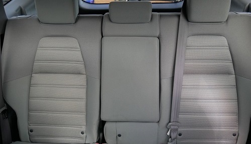 Blue color Honda 2019 CRV EX Inside seat